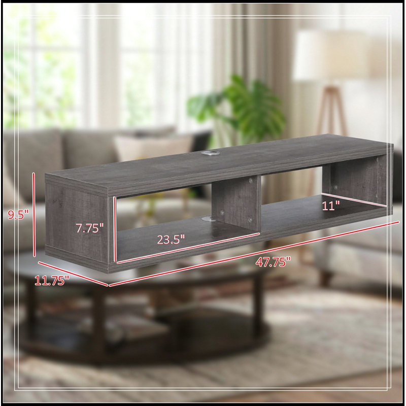 Wall-Mounted Ethridge with Open Shelf