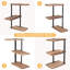 Radegund 3 Piece Solid Wood Floating Shelf
