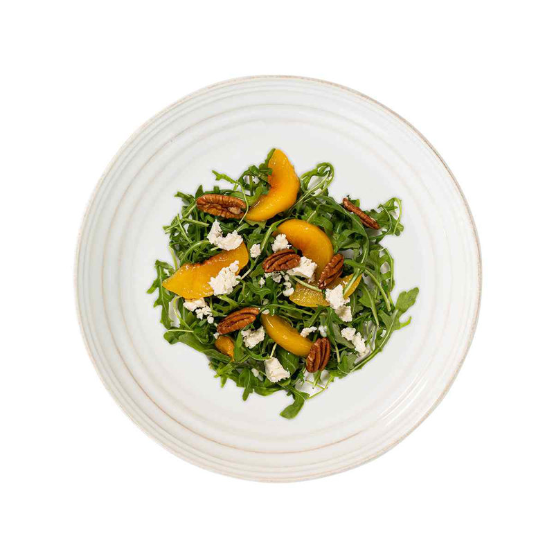 Bilbao Dessert/Salad Plate, Whitewash