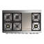 Majestic III Series 48 Inch Dual Fuel Range with 5 Sealed Burners, Griddle, Frenchtop in Matte Graphite (Liquid Propane, Burnished Trim)-934303585-934303593-934303595
