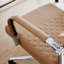 Ergonomic Executive Office Swivel Chair With Patterned Leather Back-1110539902