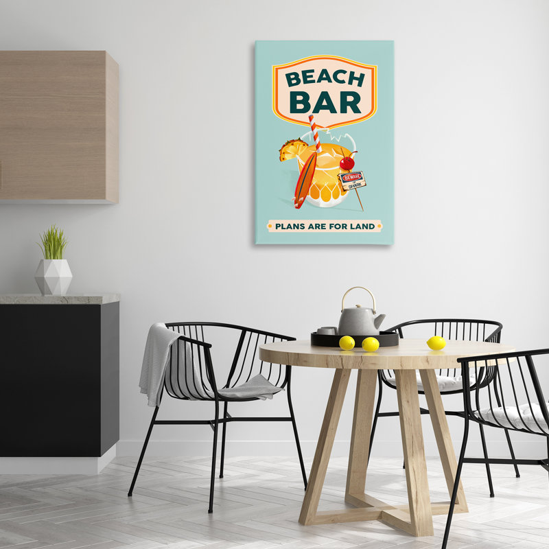 «Beach Bar Cocktail» par The Whiskey Ginger, H 36 po x l 24 po