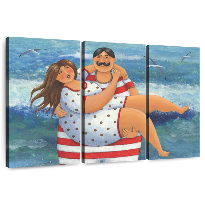Couples Hold Tight, 20" H x 33" W