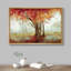 Automne, automne, "Érable orange dans la nature, paysage, grande impression sur toile encadrée"-99142288-99142289