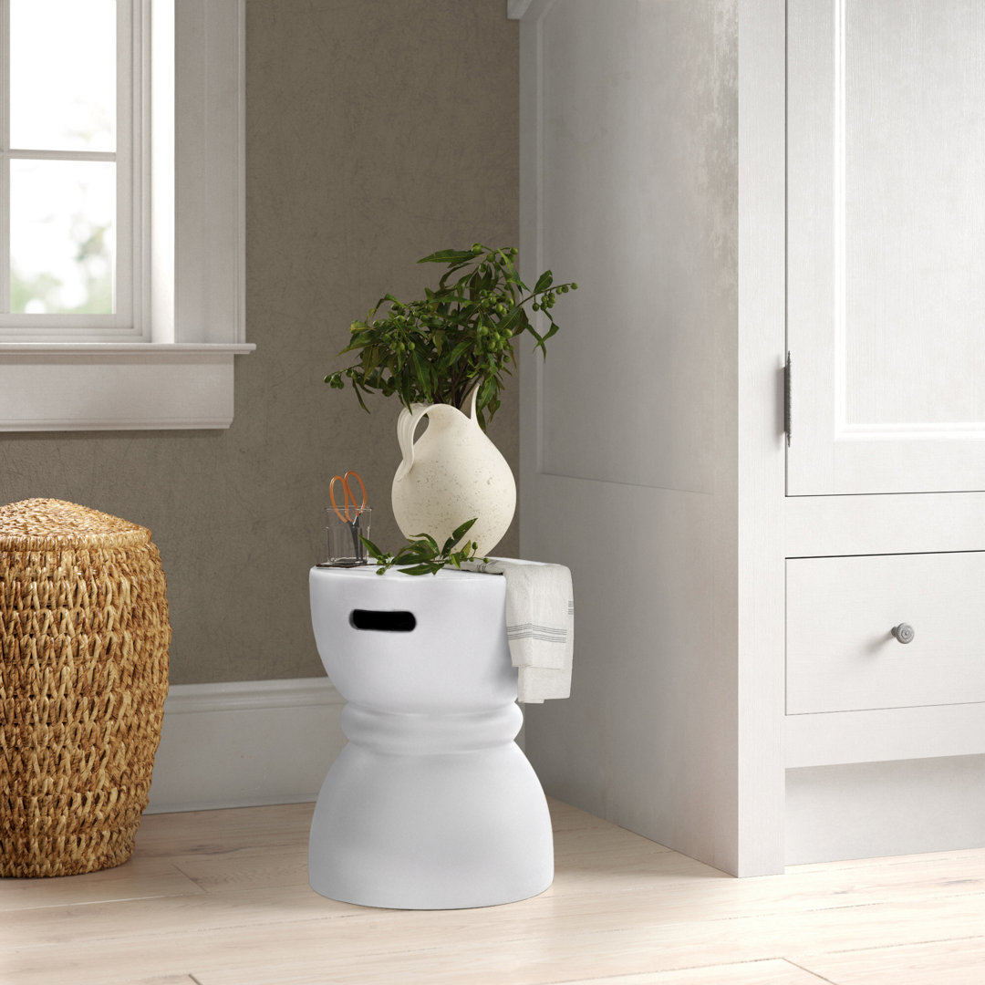 Ferndown Concrete Top End Table Wade Logan® 