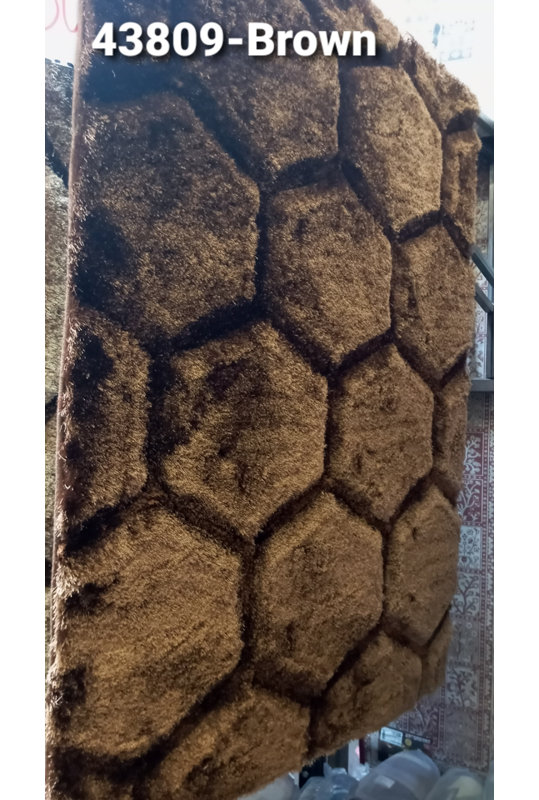 TAPIS ELIZABETH 5 pi x 7 pi 43809 - Brun