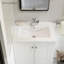 Comptoir de meuble-lavabo central blanc à 3 trous 24 po Swiss Madison-101635200-117223402