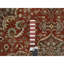 Tapis rouge 100% laine noué à la main 8 pi 1 po x 10 pi 1 po 71C489CD84144271A2CDB90A3D9D43BE