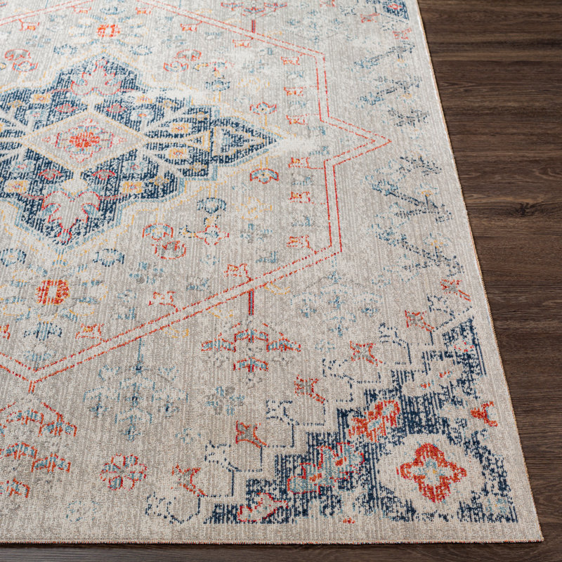 Tapis d'intérieur / extérieur gris Enciso, Rectangle 5 pi 3 po x 7 pi