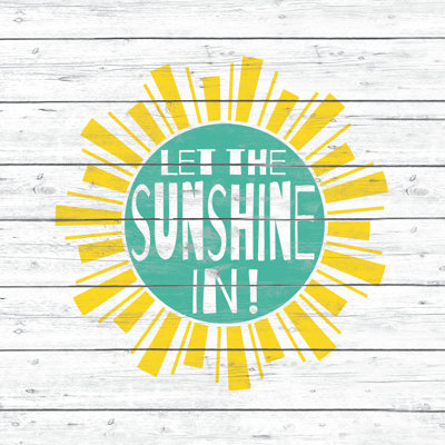 Let The Sunshine - Wrapped Canvas Print