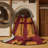 Machine Washable Trellis Red Area Rug