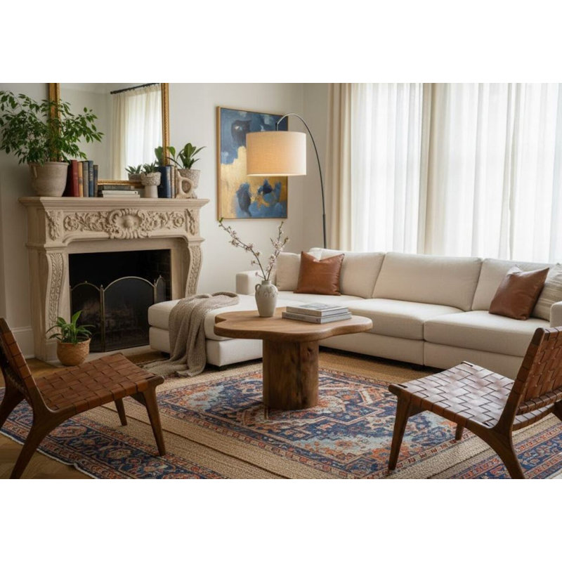 Petite table basse Daniel en noyer