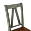 Ensemble de table de salle à manger en bois 6 pièces avec long banc et 4 chaises de style campagnard