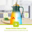 ROYALFORD Glass Vacuum Flask | Vacuum Insulated Tea Carafe 1000ML | Heat & Cold Retention, Thermal Insulated Airpot | Insulated jug Preserves Flavor & Freshness, Household Office Kettle Jug-124361660