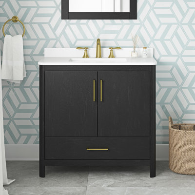 Dario 36 Single Bathroom Vanity with Top -  OVE Decors, 15VVA-DARI36-191TS