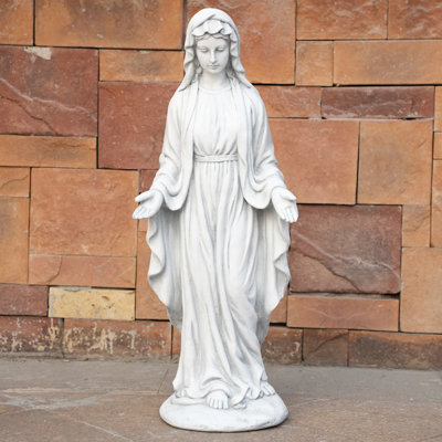 Lifelike Magnesium Oxide Statue Sculpture, Weather-resistant Figurine For Indoor Garden Patio Entryway Decor, Smooth Finish Artistic Home Accent