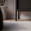 53.5cm W Steel Bedside Table