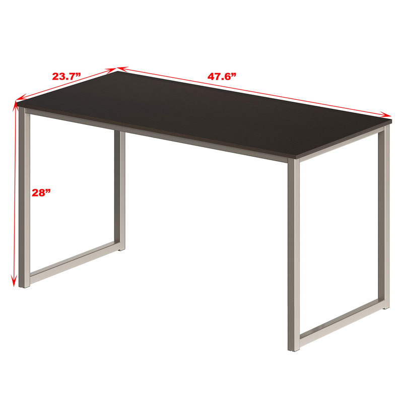 Morrel Rectangle Writing Desk, 28" H x 48" W x 24" D, Espresso