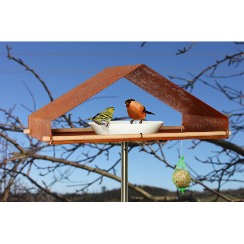 Northfields Metal Pole Tray Bird Feeder