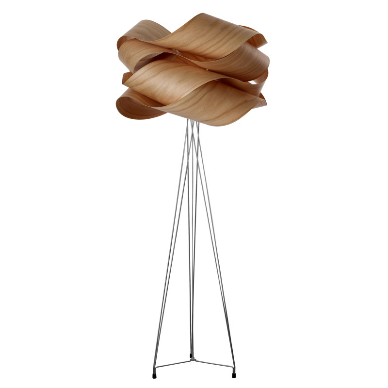 63'' Traditional Floor Lamp, Cherry