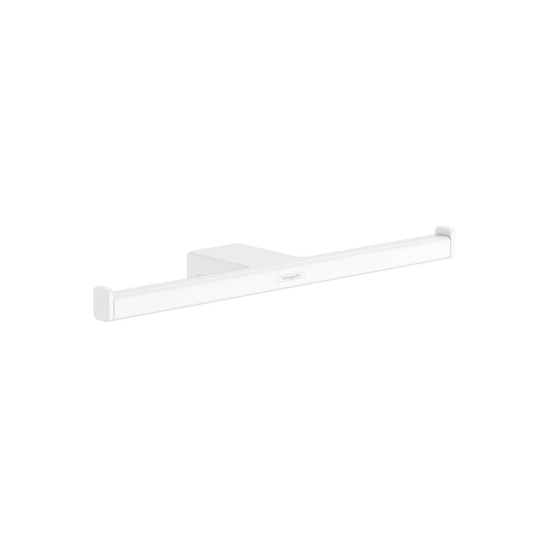 Porte-rouleau double hansgrohe AddStoris, Blanc mat