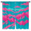 Rideaux de fenêtre rose et bleu obscurcissant et obscurcissant - 2 panneaux