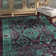 Tapis oriental bleu sarcelle / mauve Eual