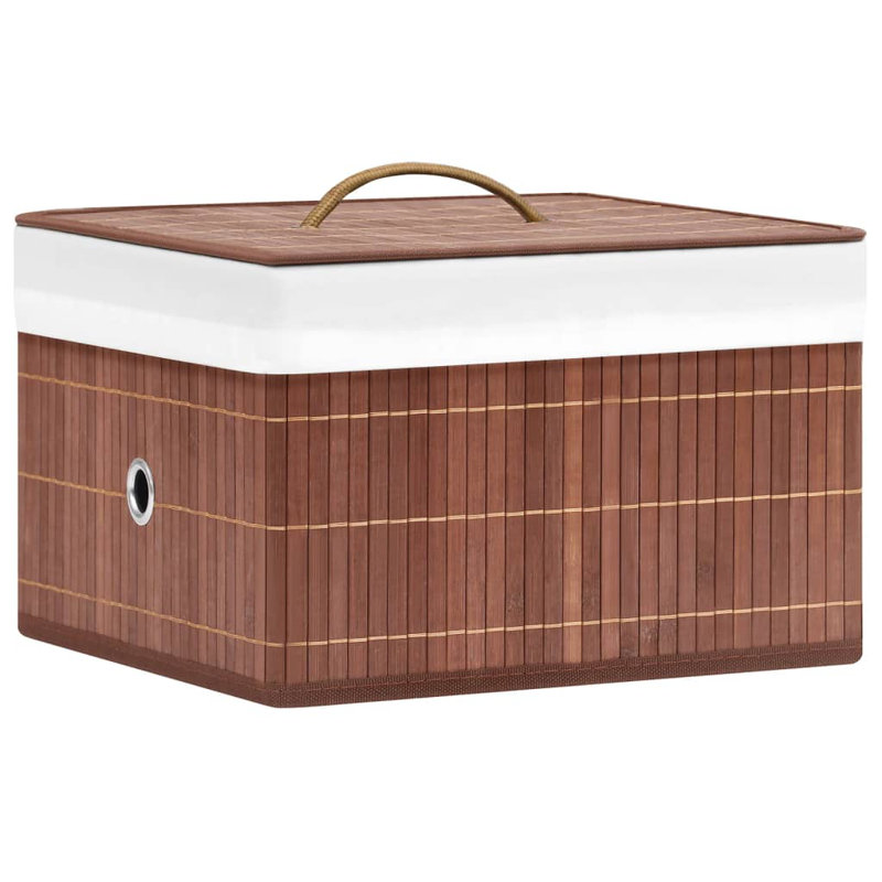 Rebrilliant Bamboo Decorative Basket, Brown