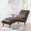 Chaise longue rembourrée pour l'intérieur