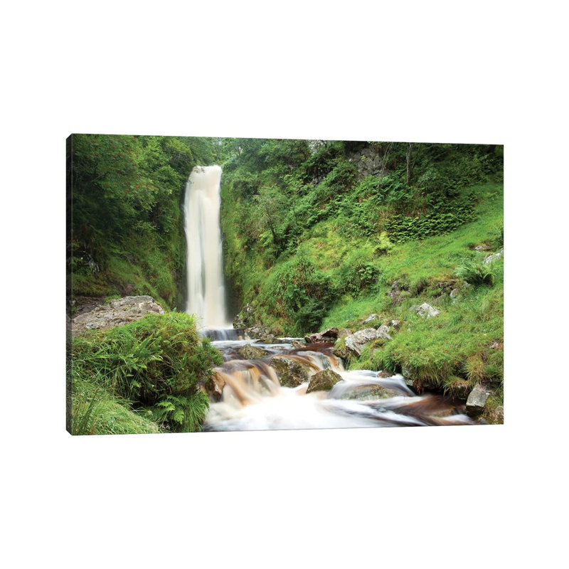Glenevin Waterfall, Clonmany, Inishowen, County Donegal, Ireland by Gareth McCormack - Wrapped Canvas Print