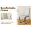 Ensemble de chaises de salle à manger rembourrées en polyuréthane avec table à colonnes romaine ronde, rangement inclus, convient aux restaurants / cafés-1782632