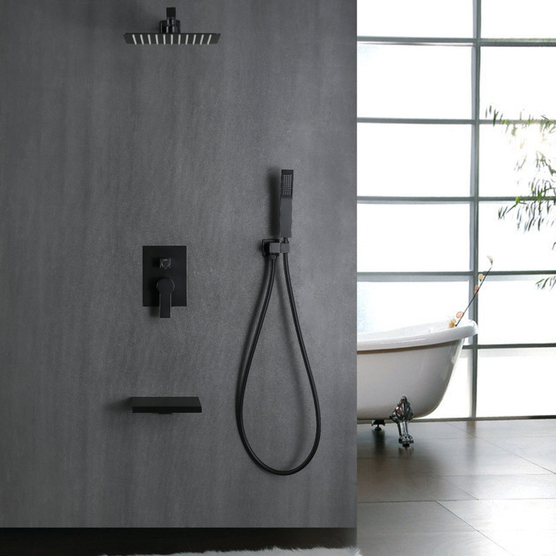 All-In-One Kit with Rough in-Valve, Black