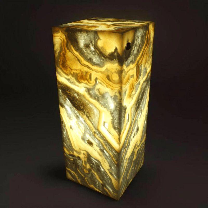 Grande lampe onyx Nubloso Crema