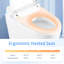 Toilette intelligente avec bidet intégré, siège de bidet une pièce, chasse d'eau automatique, ouverture / fermeture, eau chaude et sèche chauffée, température réglable, télécommande, couvercle d'ouverture / fermeture à capteur, modes de lavage multiples, nuit,