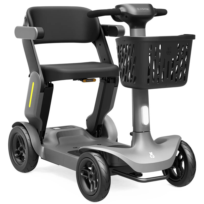 Foldable Mobility Scooter: S3 - Gray, Gray/Black