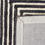 Tapis noir / beige Swansea Metro 454-43663533
