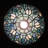 Tiffany Lamp Shade Replacement 12X6 Inch Sea Blue Stained Glass Dragonfly Lampshade Only 1-5/8-Inch