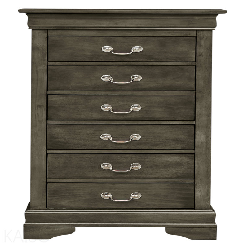 Commode pour la lingerie Louis Phillipe G3105-Lc, gris