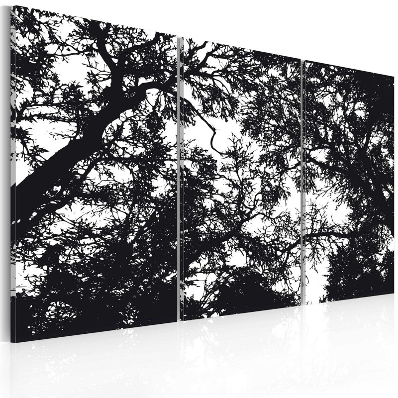 Forêt dense 3 pièces, H 16 po x l 24 po x P 0,7 po