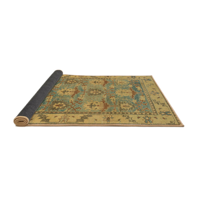Tapis abstrait moderne 1679, Rond 5 pi
