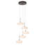 Clouds 5-Light Pendant - Modern Brass - Long Overall Height-36149944-36149948