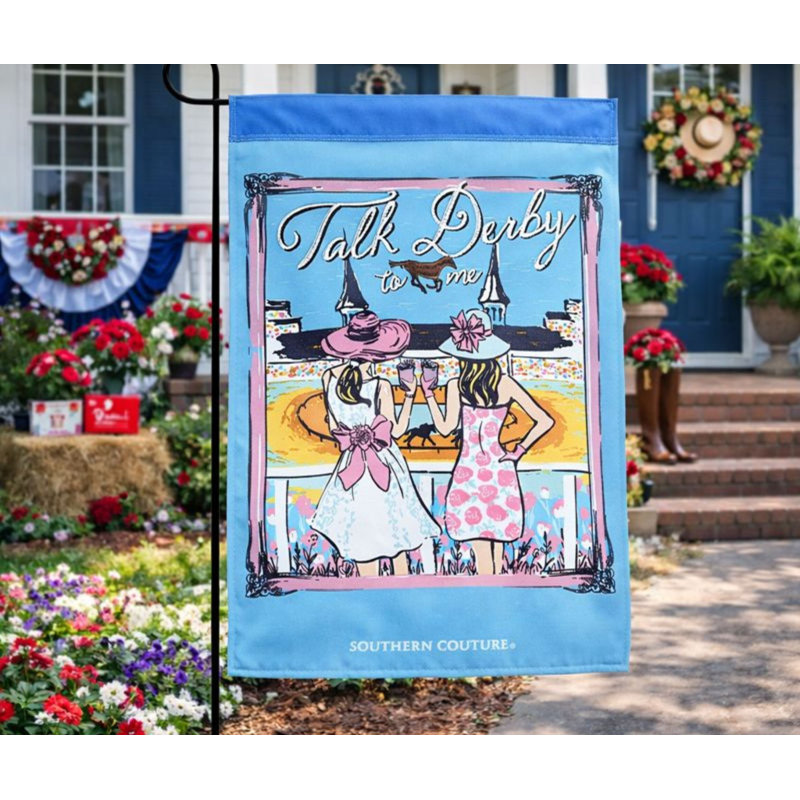 Drapeau de jardin «Derby To Me»