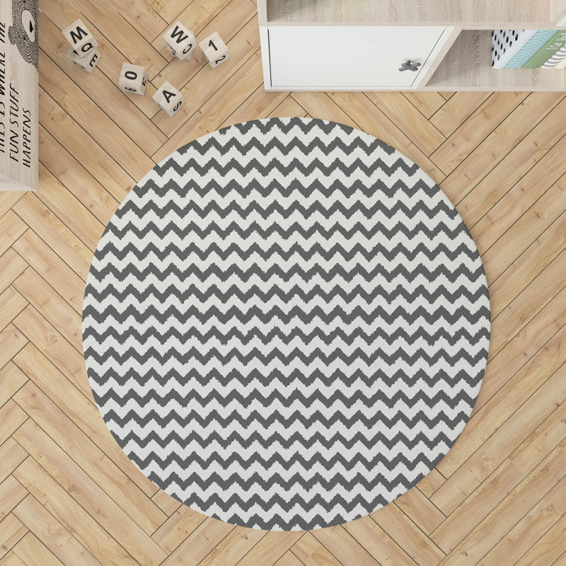 Tapis de jeu Chevy Tribal, Ivoire/gris anthracite