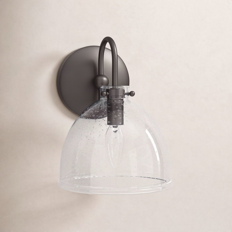 Dominick Armed Sconce, Dark Graphite Bronze