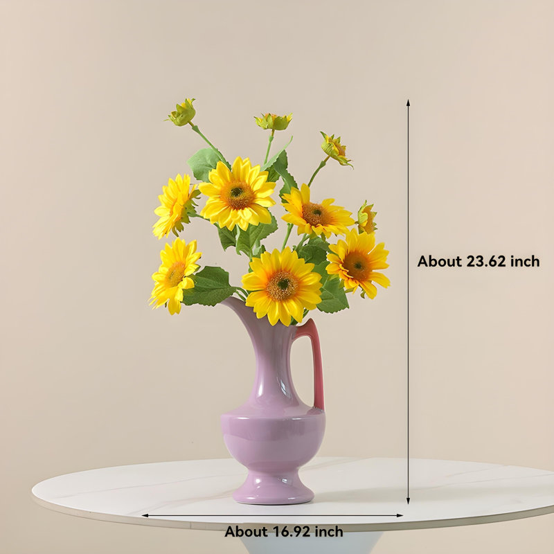 Ornements de fleurs simulées