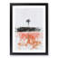 Reflection of a Palm Tree in Hawaii - Picture Frame Painting Print-56859204-56859206