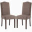 Chaise de salle à manger rembourrée en tissu Parsons (ensemble de 2)-54611770
