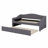 Upholstered Daybed With Light And Trundle-1162865310