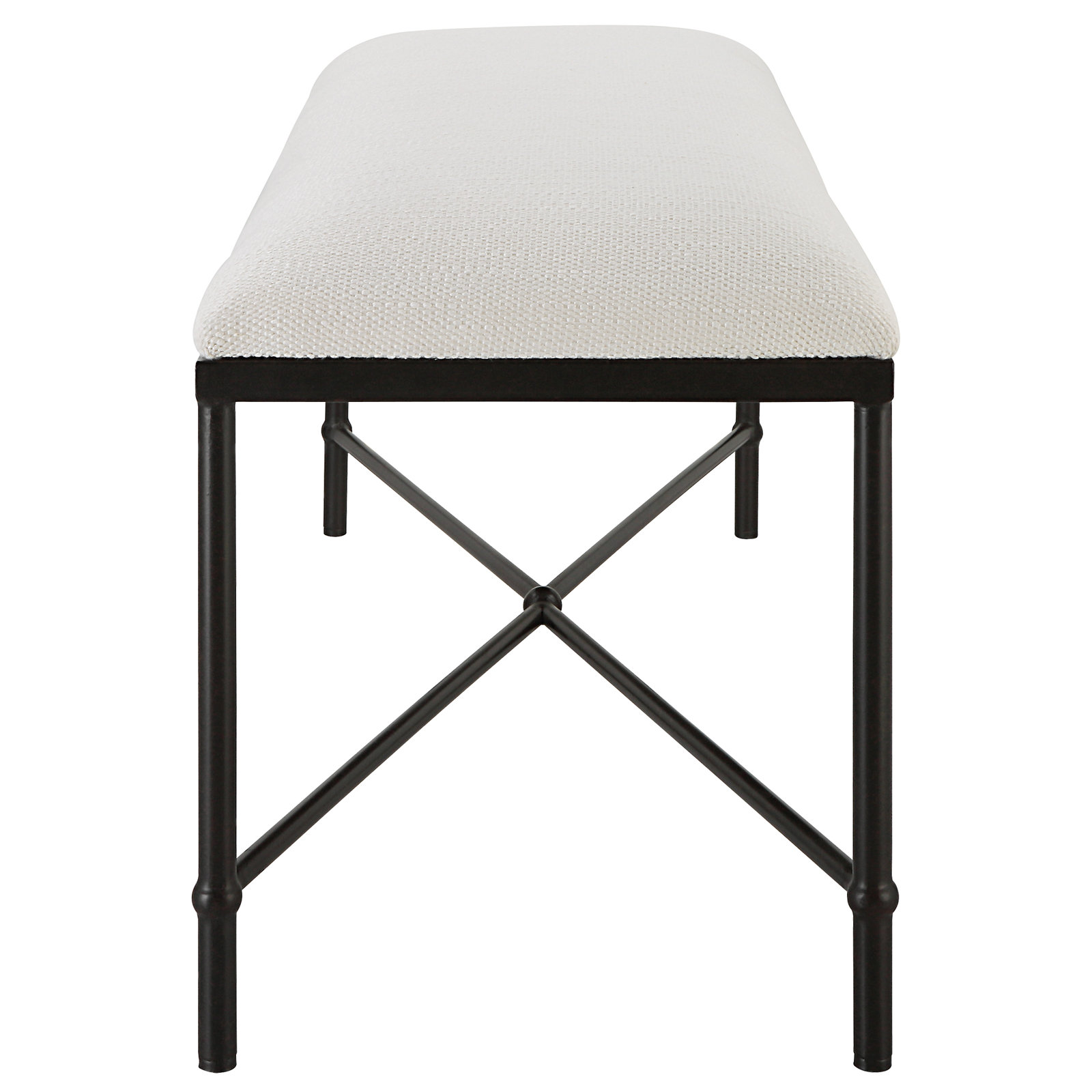 Brynn Bedroom Bench, Black, 20" H x 50" W x 16"D