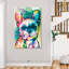 Bouledogue français, peinture, éclaboussures, 3 pièces-291345343